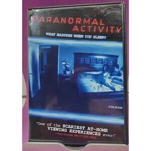 Paranormal Activity DVD 2009 Unrated Edition Horror Katie Featherston